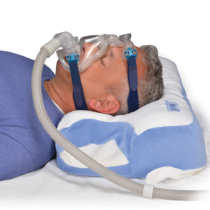 Contour CPAP-Kissen bei liege in Rückenlage