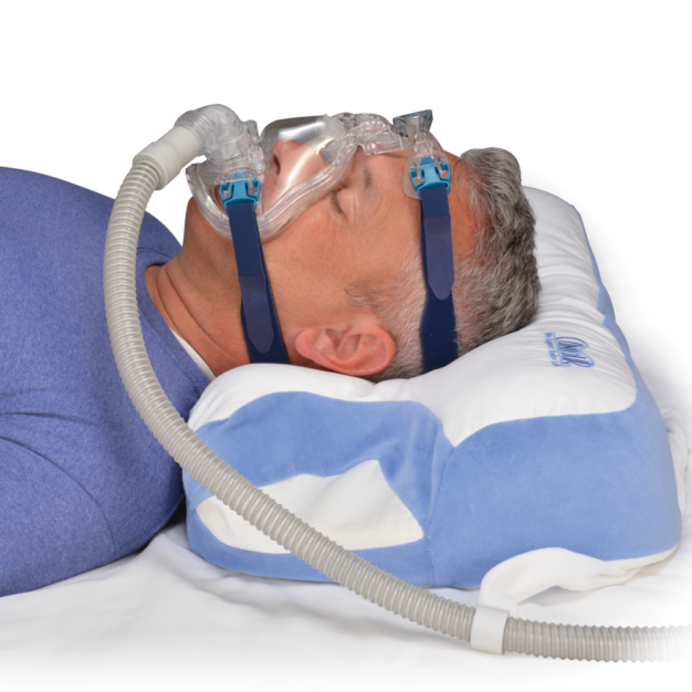 Contour CPAP-Kissen bei liege in Rückenlage