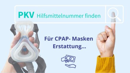 PKV verlangt eine Hilfsmittelnummer für CPAP-