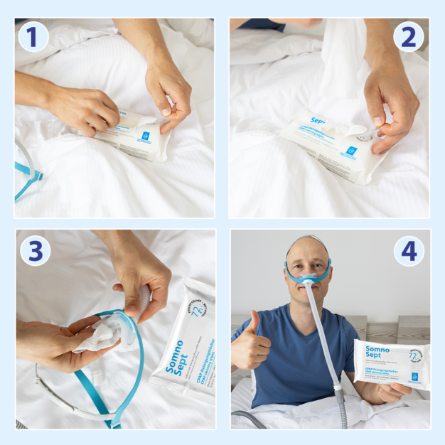 SomnoSept CPAP-Reinigungstücher Multipacks 09