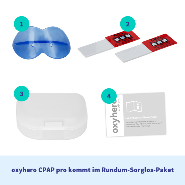 oxyhero CPAP pro Schildschiene gegen Mundleckagen 02