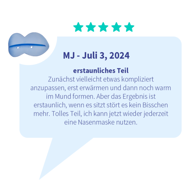 oxyhero CPAP pro Schildschiene gegen Mundleckagen 02